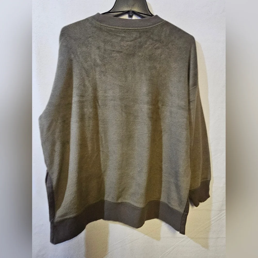 Women's Khakie Oversized Shirt - Picture 2 of 3